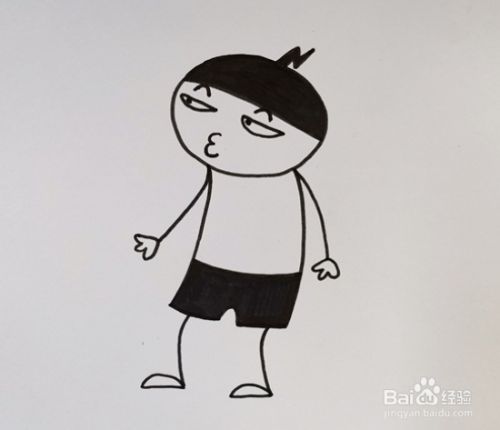 米小圈的简笔画怎么画