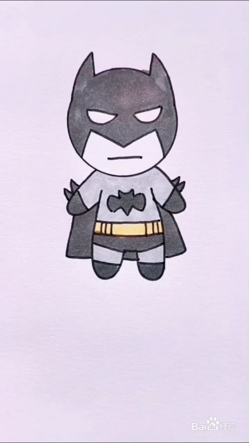 如何画蝙蝠侠?