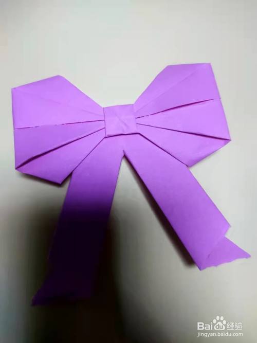 蝴蝶结折纸怎么叠?