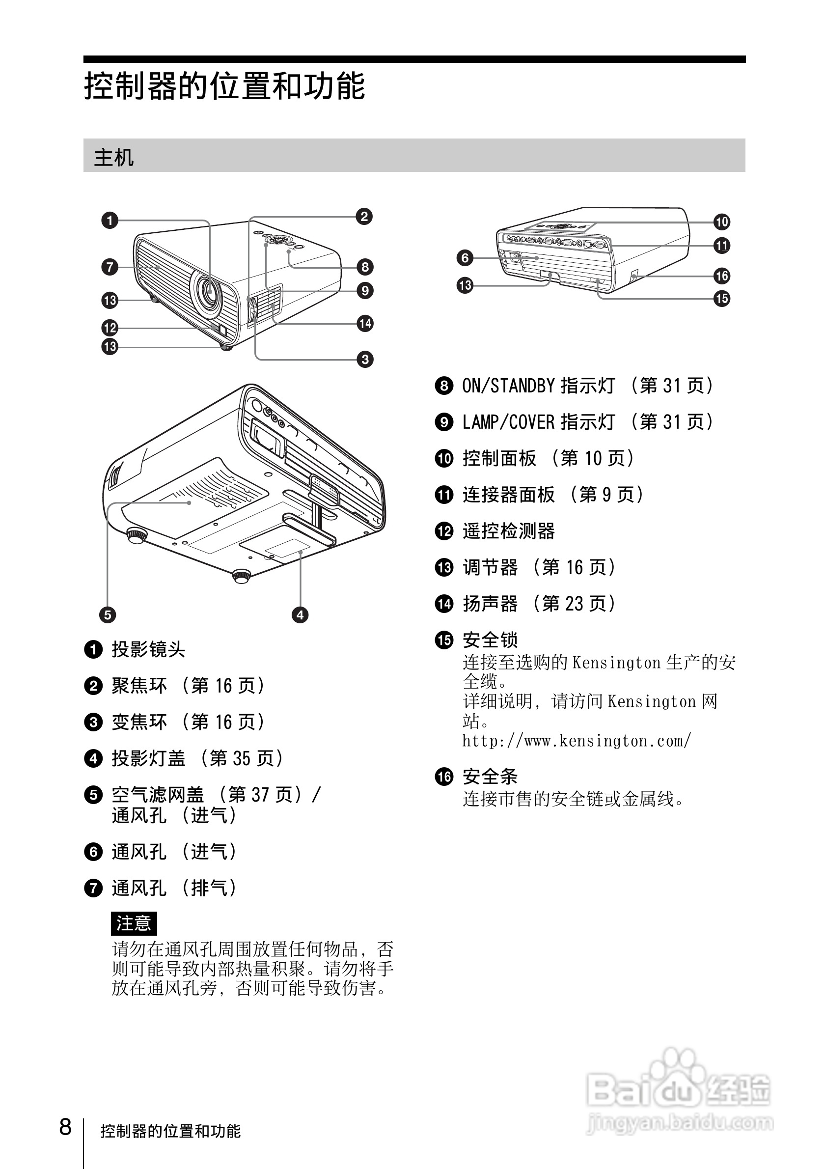 sony vpl-ex148投影机说明书:[1]