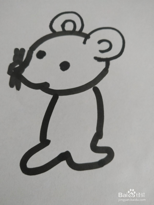 老鼠的简笔画技法(六)