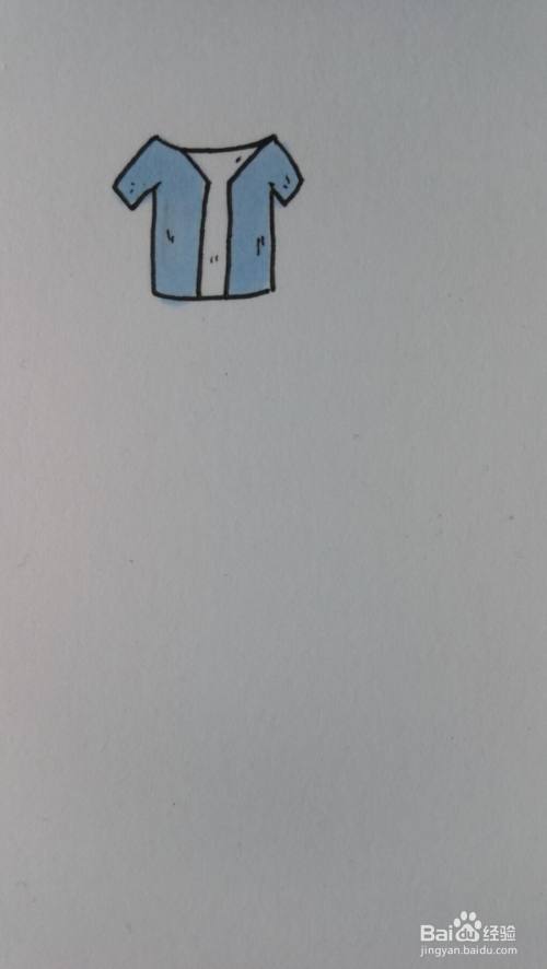 衣服的简笔画之画法二十一