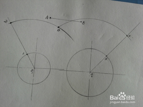 如何画圆与圆的外连接圆弧(半径根据需要绘制)