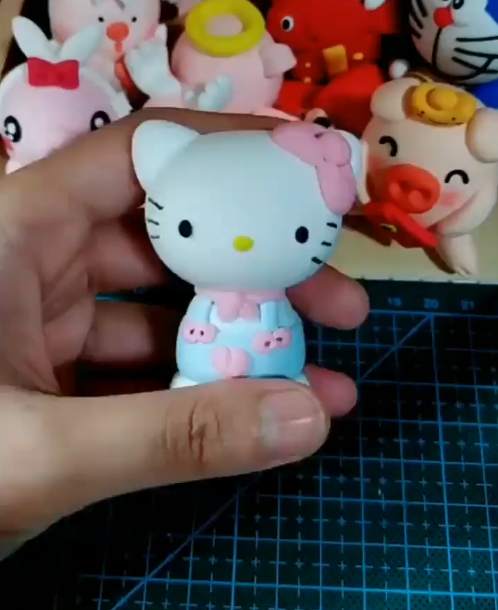 黏土hellokitty怎么做