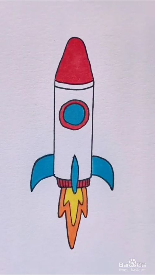 如何画火箭?