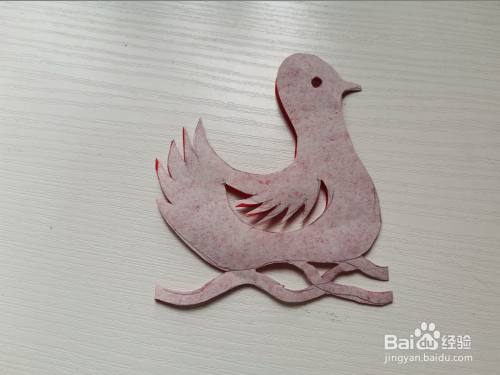 幼儿手工剪纸动物:怎么剪鸭子?