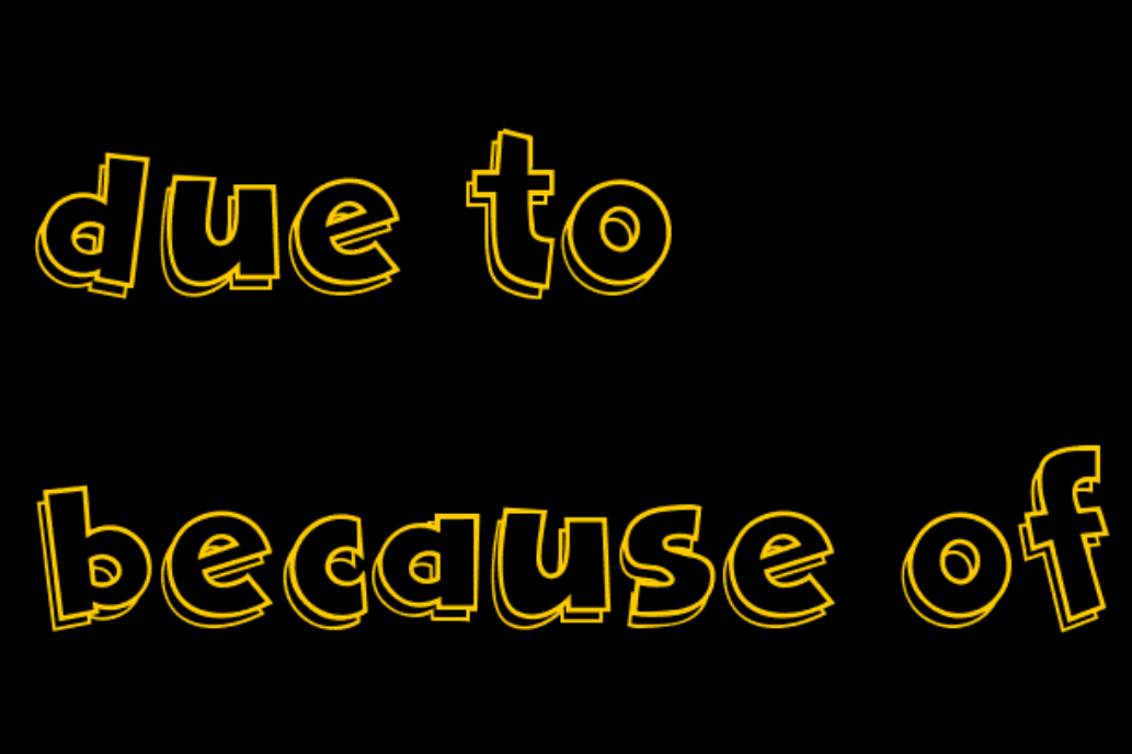 due to 和because of的区别是什么百度经验