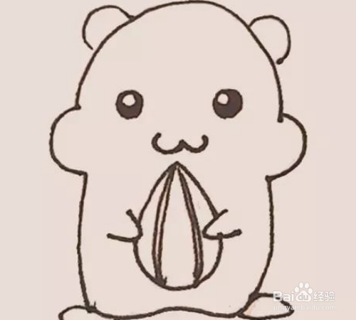 仓鼠的简笔画怎么画好看