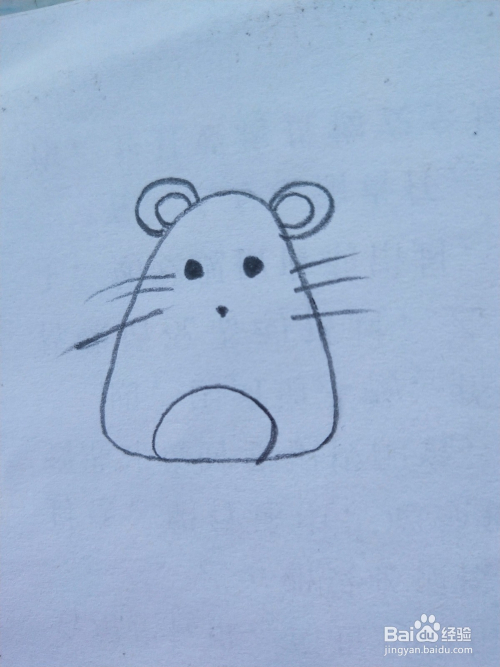 老鼠简笔画怎么画