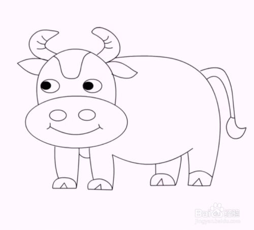 牛的简笔画怎么画?
