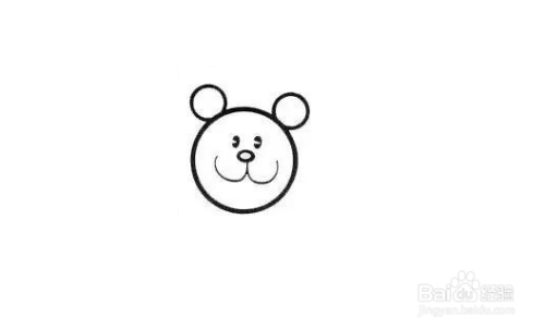 小松鼠头像简笔画