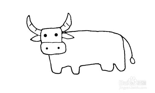 简笔画水牛怎么画?