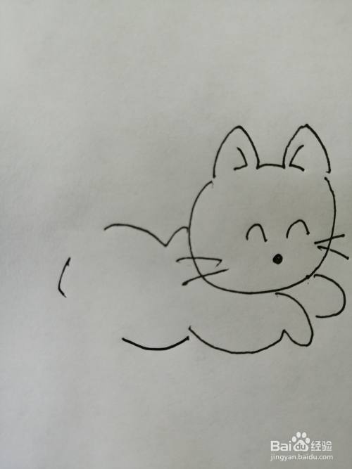 活泼的小猫咪怎么画