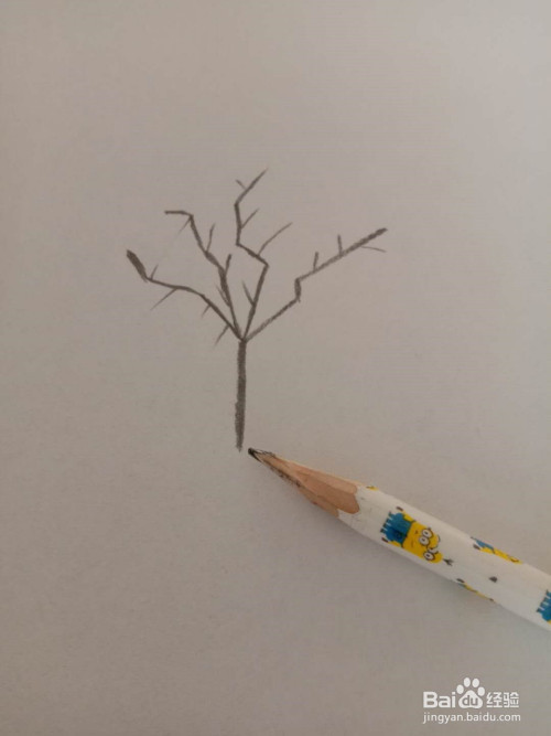 简笔画 如何画桃树