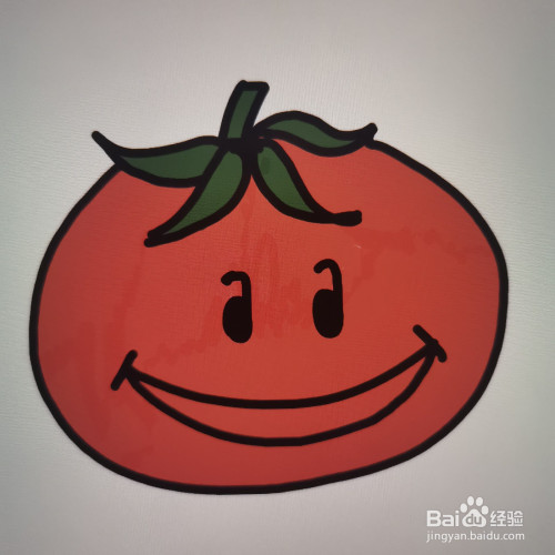 西红柿简笔画怎么画
