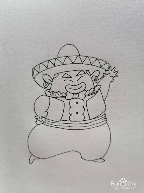 飞船店老板怎么画
