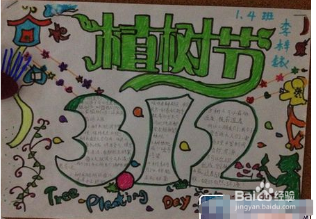 植树节手抄报怎样画?