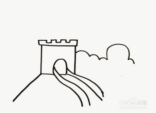祖国美景简笔画