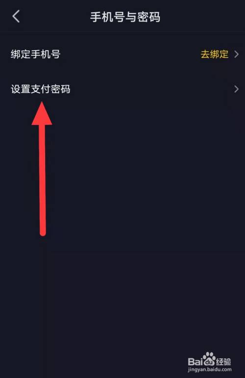 抖音支付密码怎么设置