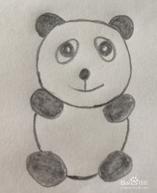 大熊猫的画法