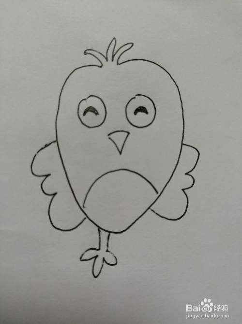 可爱的小鸟怎么画