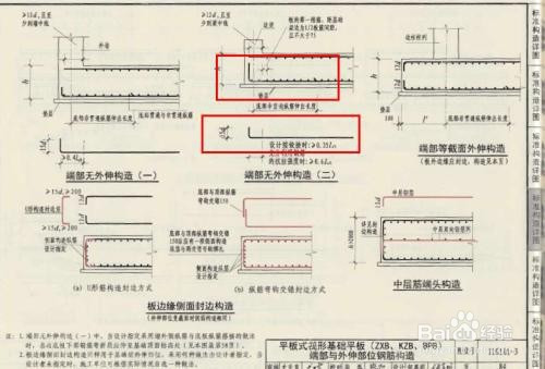 筏板底部附加钢筋图解