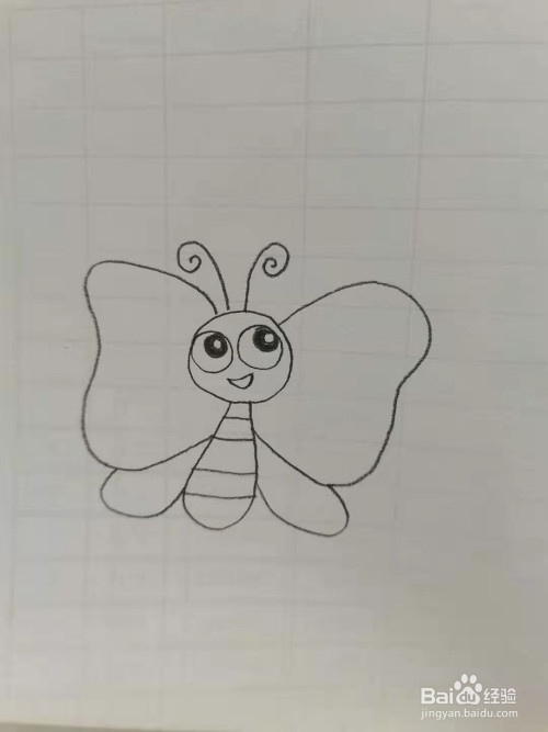 小蝴蝶怎么画