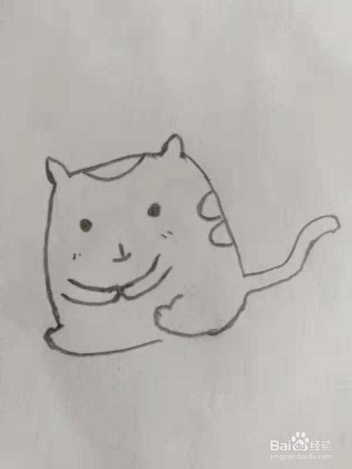 教你画简笔画小猫