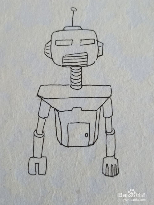 怎么画智能机器人