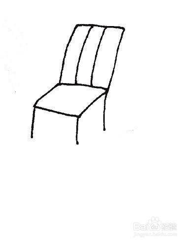 椅子的简笔画