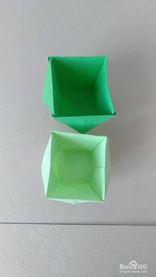 纸水篓的折法视频教程