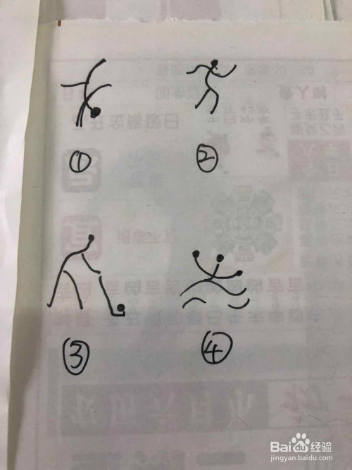 运动项目简笔画