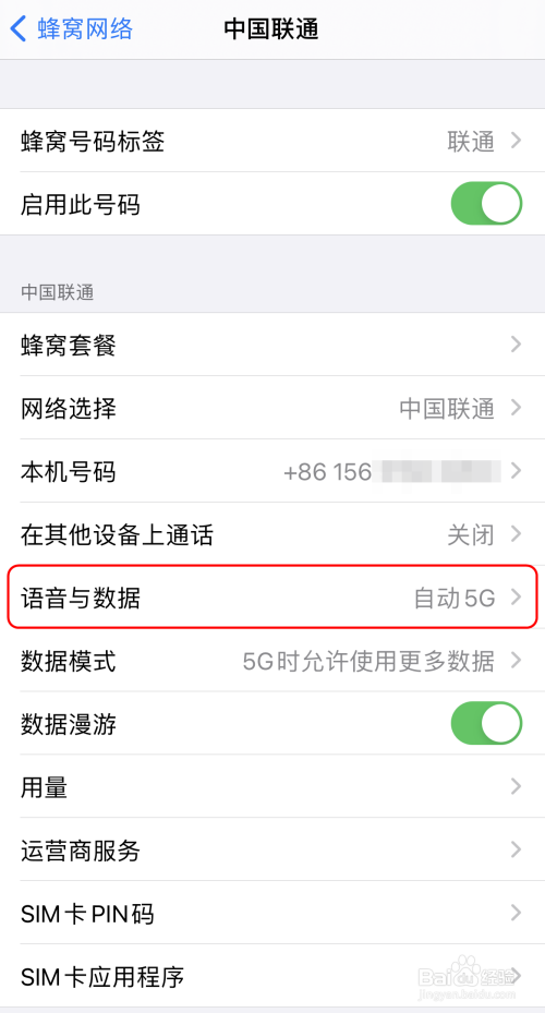 如何在iphone上开启5g网络sa服务?