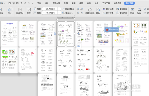 word里的图片如何一次性更改图片大小