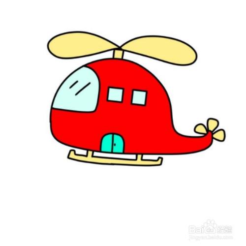 【简笔画】今天画一画直升机,感兴趣的一起画吧