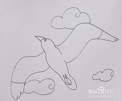 简笔画系列-怎么画海鸥简笔画