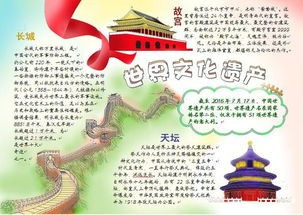 北京故宫手抄报图片