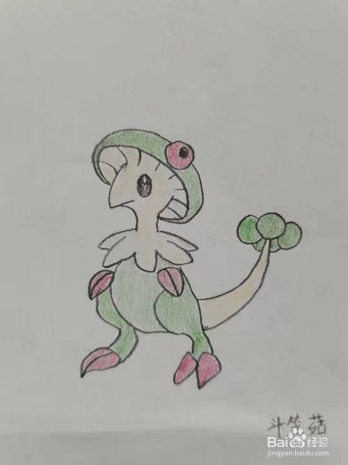 斗笠菇怎么画