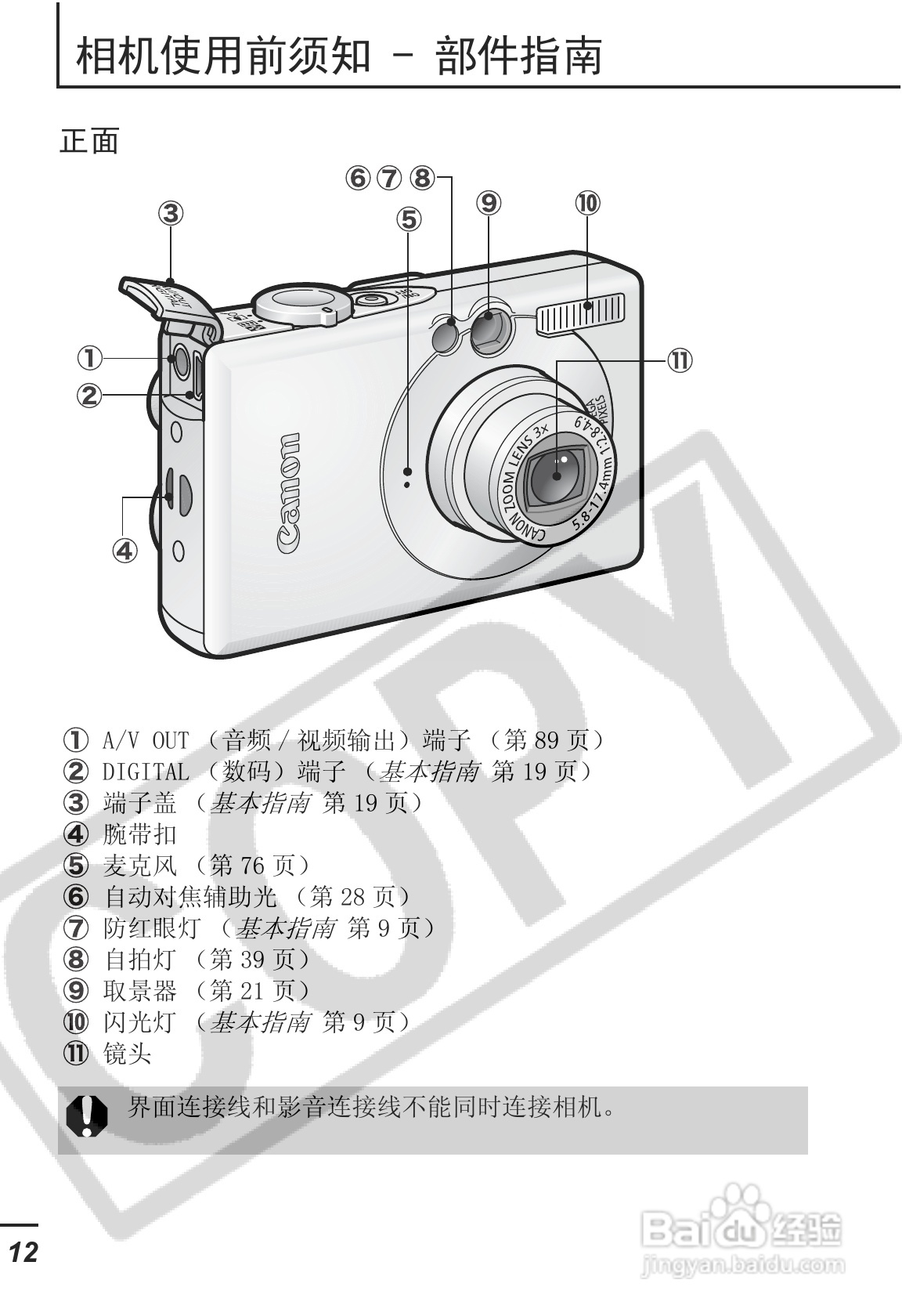 佳能ixus55数码照相机使用说明书:[2]