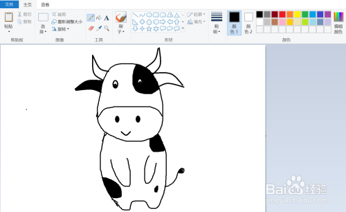 怎么用画图工具画简笔画-小牛