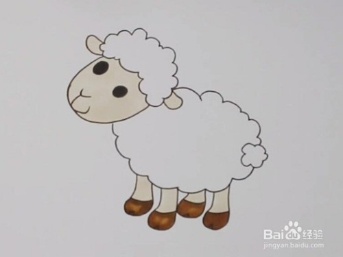 简笔画系列怎么画绵羊简笔画