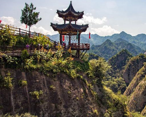 运动/户外 旅行攻略 > 国内游 3 在九龙山风景区内,拥有全陕西唯一