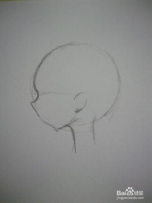 正侧面动漫人物头部画法