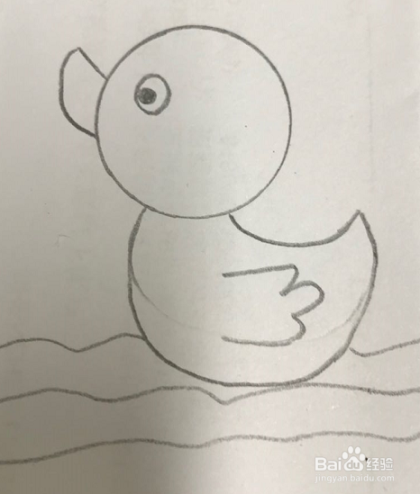 如何画小鸭子简笔画