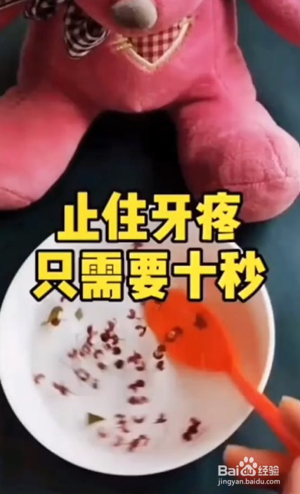 怎样快速止住牙疼?