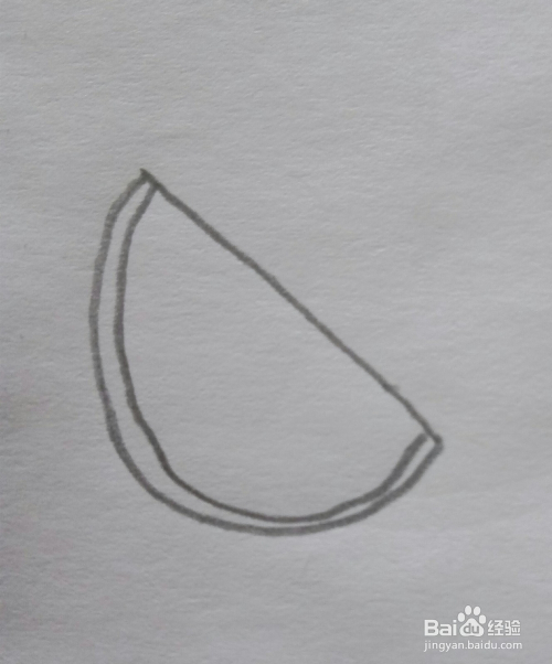 儿童简笔画西瓜的画法10