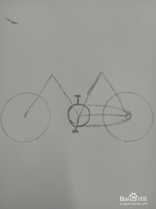 怎么画自行车简笔画