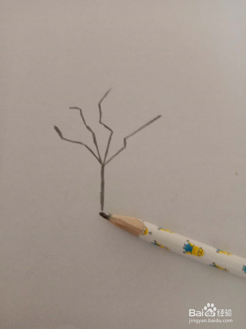 简笔画 如何画桃树