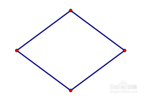 如何用几何画板画菱形
