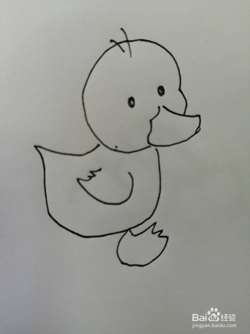 可爱的小鸭子怎么画